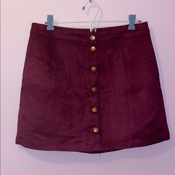 Suede mini skirt - Picture 2 of 3